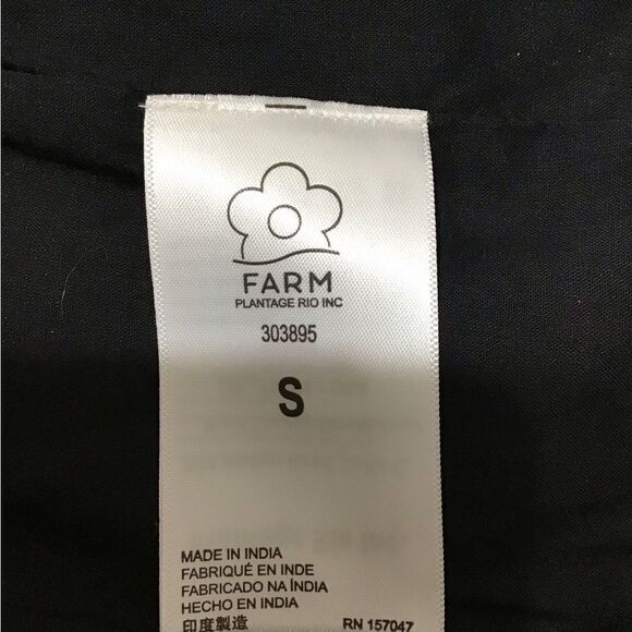 FARM Rio Daisy Hearts Smocked Drop Waist Mini Dress Size Small - Picture 10 of 11